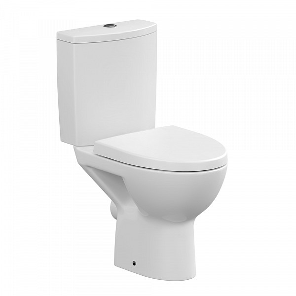 Унитаз-компакт Cersanit Parva New Clean On S-KO-PA011-3/6-Con-DL-w напольный безободковый с микролифтом 
