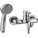 Смеситель для ванны с коротким изливом с аксессуарами Bravat Stream F63783C-B
