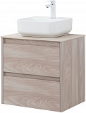 Тумба под раковину Aquanet Nova Lite 60 орех светлый (2 ящика) 00287884