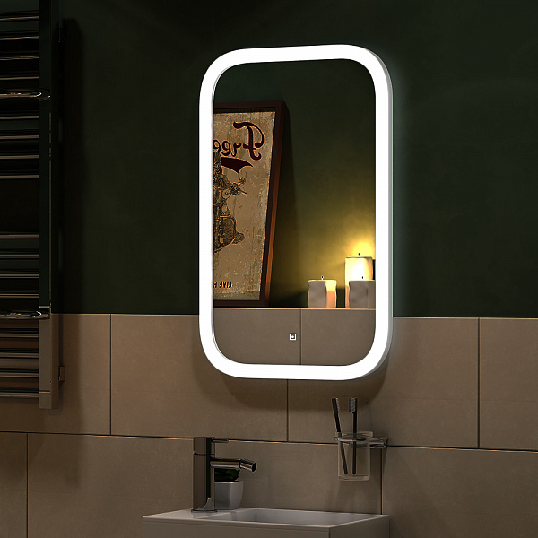 Зеркало Континент "Mini  Led" 400х700