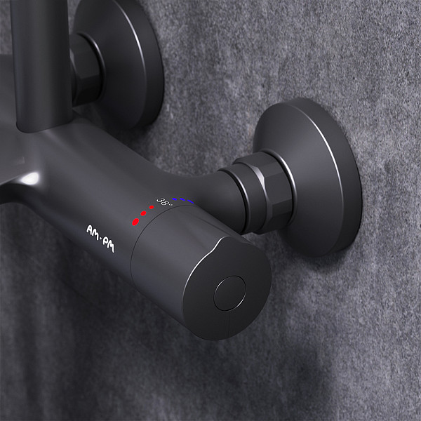 F0780522 Like душ.система, набор: смеситель д/ванны/душа с термостатом, верх.душ.d 220 мм, ручной ду