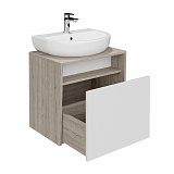 Тумба Kerama Marazzi PRO подвесная 1 ящик 60, белая глянцевая