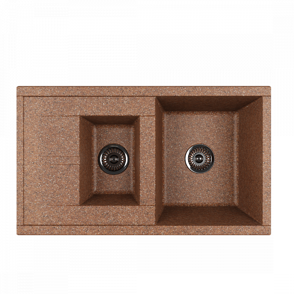 Мойка для кухни Aquaton Делия 87 терракотовый 1A716232DE270