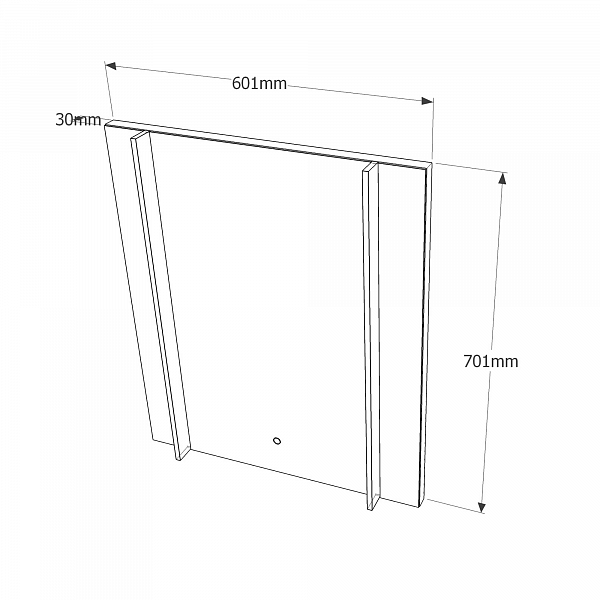 Зеркало VIGO Land Classic 60 см Land Classic 600