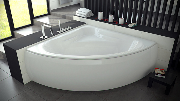 Акриловая ванна Besco Mia 130x130 WAM-130-NS