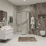 Душ. ограждение Niagara NG-6621-08 (120*80*190) полукруг, двери раздвижные, 1 место