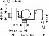 Смеситель для душа Hansgrohe Talis S 32620000