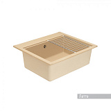 Мойка для кухни Aquaton Делия 60 прямоугольная латте 1A715232LD260