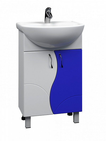 Тумба под раковину VIGO Alessandro 50 см tn.ALE.UYU.55.2D син