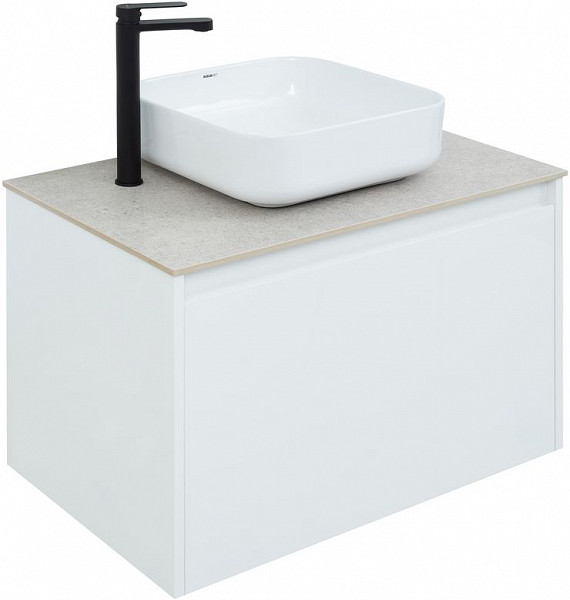 Тумба под раковину Aquanet Nova Lite 75 белый (1 ящик) 00242275