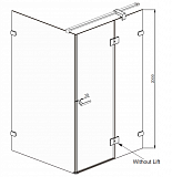 Душевое ограждение Ambassador Abner 10011104R