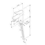 F85A02133 X-Joy, смеситель для умывальника, белый, шт.