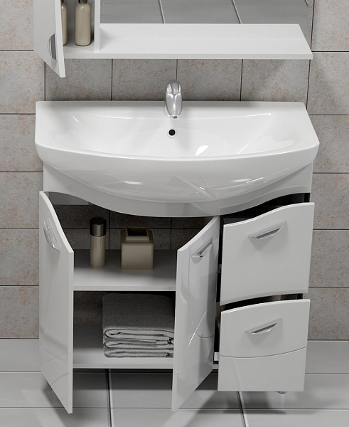 Тумба под раковину VIGO Faina 75 см tn.FAI.BAL.80.2D.2Y