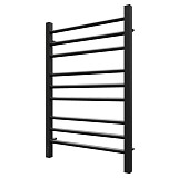 Полотенцесушитель электрический Point Веста PN70758B П9 500x800, диммер слева, черный