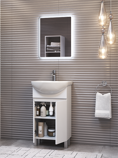 Тумба VIGO Wing 500-2-0 (Балтика) белый