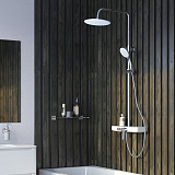 Смеситель для ванны с верхним душем, Shelfy, IDDIS, SHESB3Fi06