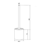 Ерш, хром, нержавеющая сталь, 02, IDDIS, BRU02POi47