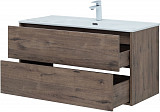 Тумба под раковину Aquanet Lino 100 (Flat) дуб веллингтон 00287545