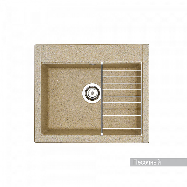 Мойка для кухни Aquaton Делия 60 прямоугольная песочная 1A715232LD220