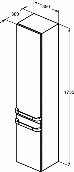 Пенал Ideal Standard TONIC II R4315FE
