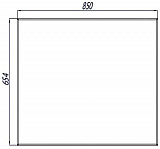Зеркало Акватон Сайгон 85x65 1A108302SA010 с подсветкой