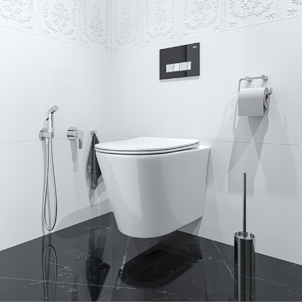 Встраиваемый смеситель с гигиеническим душем, Ray, IDDIS, RAYSBR2i08