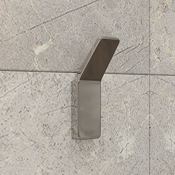 Крючок одинарный, сплав металлов, Slide, хром, IDDIS, SLISC10i41