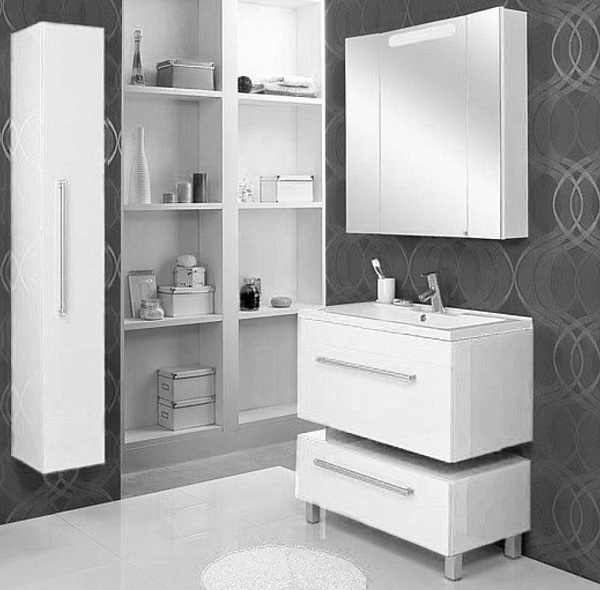 Зеркало-шкаф Акватон Мадрид 100x75 1A111602MA010 с подсветкой