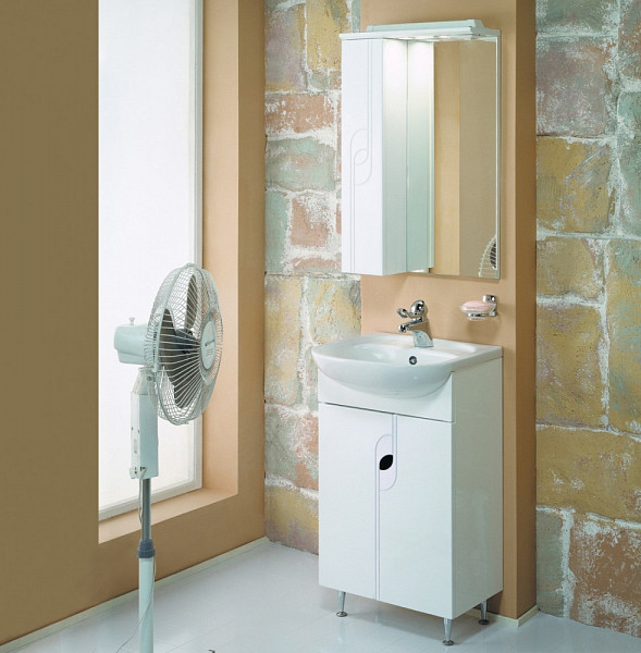 Зеркало-шкаф Акватон Панда 50x80 1A007402PD01L левый с подсветкой