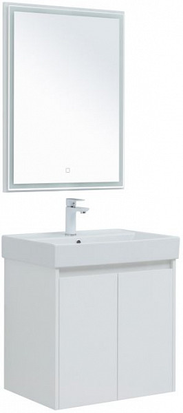 Мебель для ванной Aquanet Nova Lite 60 белый глянец (2 дверцы) 00302532