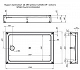 Душевой поддон Aquanet GL180 120x80 00265565