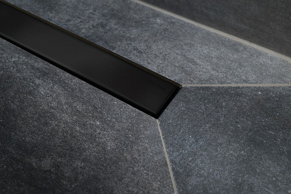 Душевой лоток Pestan Confluo Frameless Line 450 Black Matte