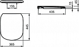 Крышка-сиденье Ideal Standard Tesi T352901