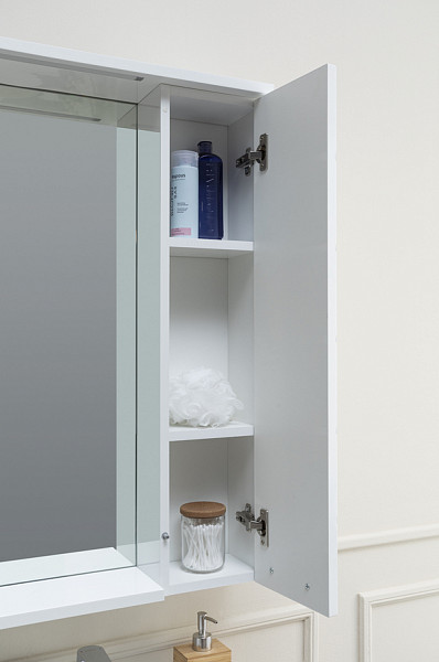 Зеркало-шкаф Aquanet Доминика 60 LED белый 00171918