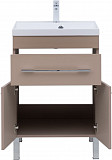 Тумба под раковину Aquanet Верона 60 капучино (1 ящик, 2 дверцы) 00304534