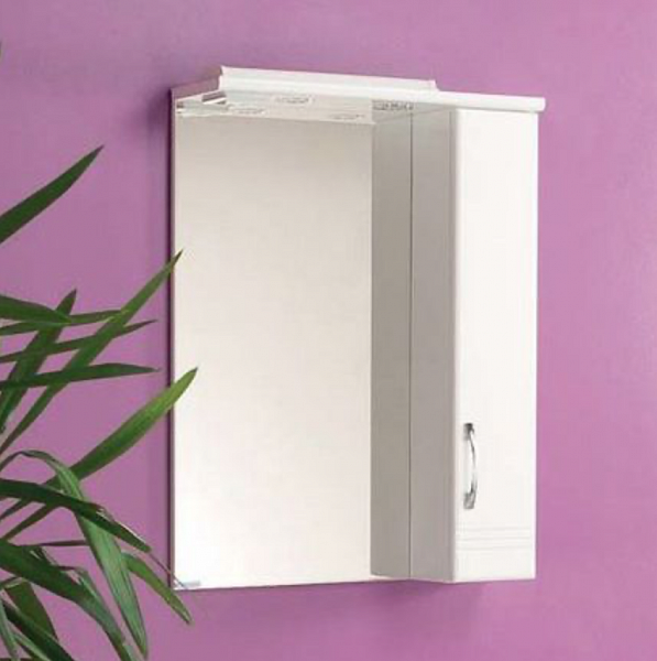 Зеркало-шкаф Акватон Онда 59x80 1A009802ON01R правый с подсветкой