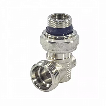 Узел нижнего подключения раздельный Ду 15 Ру10 1/2"x3/4"ЕК угловой Ogint