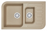 Мойка кухонная Granula прямоугольная кварц 7803, ПЕСОК