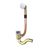 Слив-перелив автомат Timo 8004, цвет белый