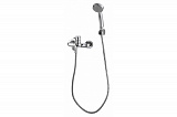 Смеситель для ванны с коротким изливом с аксессуарами Bravat Stream F63783C-B