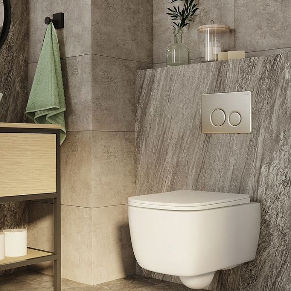 Клавиша смыва, универсальная, нержавеющая сталь, Unisteel, 010, IDDIS, UNS10S0i77