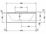 Акриловая ванна Duravit Dyrastyle 180x80 700298000000000