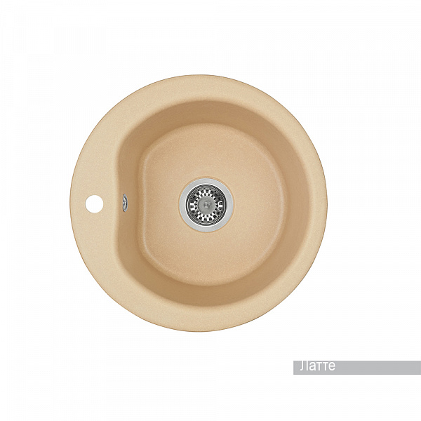 Мойка для кухни Aquaton Мида круглая латте 1A712732MD260