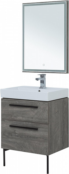 Мебель для ванной Aquanet Nova 60 дуб рошелье (2 ящика) 00246281