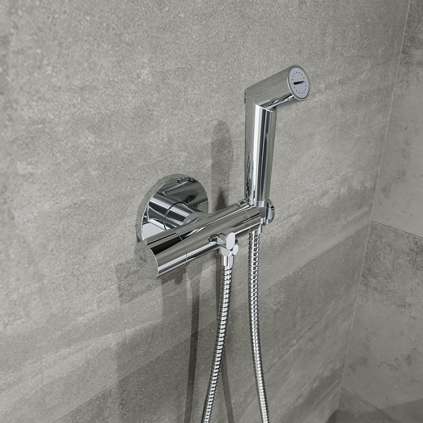 Встраиваемый смеситель с гигиеническим душем, Axes, IDDIS, AXESBR0i08