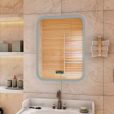 Зеркало Континент "Glamour  Led" 700х900 с музыкальным блоком, подогревом