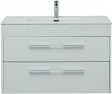 Тумба под раковину Aquanet Августа 100 белый (ручка хром) 00277509