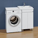 Тумба "Марс "48" двери, напольная (ум. Юпитер 1100*500 литой мрамор)