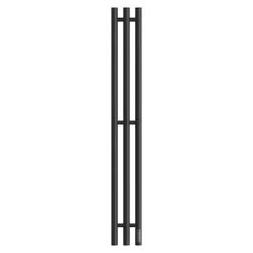 Полотенцесушитель электрический Point Деметра PN12822B П3 120x1200 диммер справа, черный
