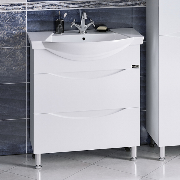 Тумба под раковину напольная Сатурн 75 Санта 700222